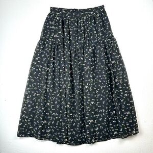 1.State Floral Midi Skirt Office